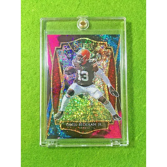 ODELL BECKHAM JR COSMIC PRIZM WHITE SPARKLE CARD /20 SP BROWNS 2020 Select SSP