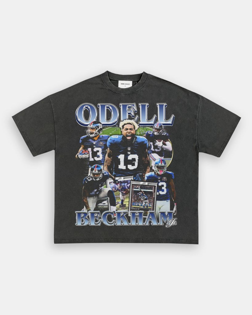 ODELL BECKHAM JR - GIANTS Shirt, vintage football bootleg shirt ...