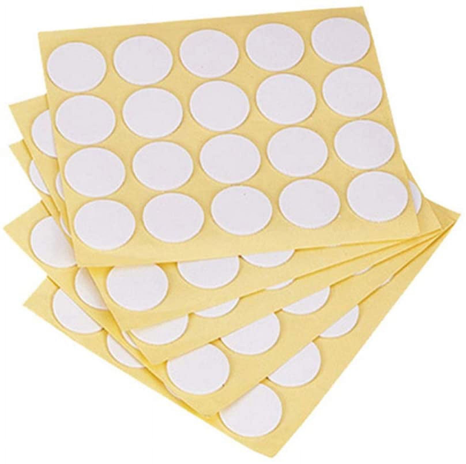 Oderol Lianxiao - 300pcs Candle Wick Stickers Heat Resistant Stickers Double Sided Stickers for Candle Making 15 Sheets (Color : Yellow 300pcs)