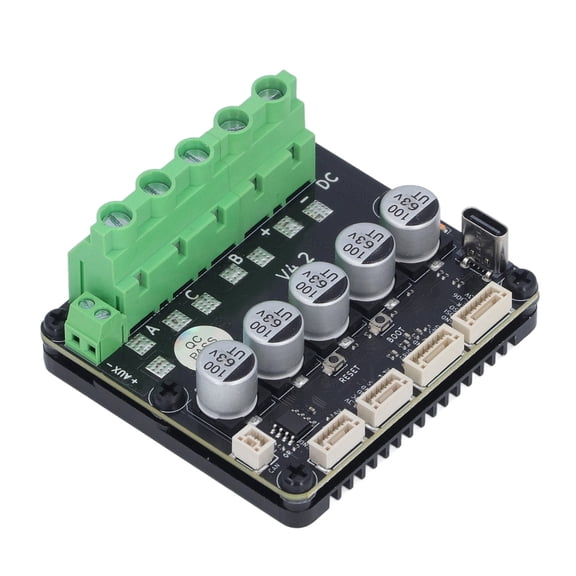 ODESC V4.2 8-24V Brushless Servo Motor Controller, High Accuracy FOC BLDC Driver, Compatible with ODrive Tool (2.5 x 2.3 x 1.2 inches)