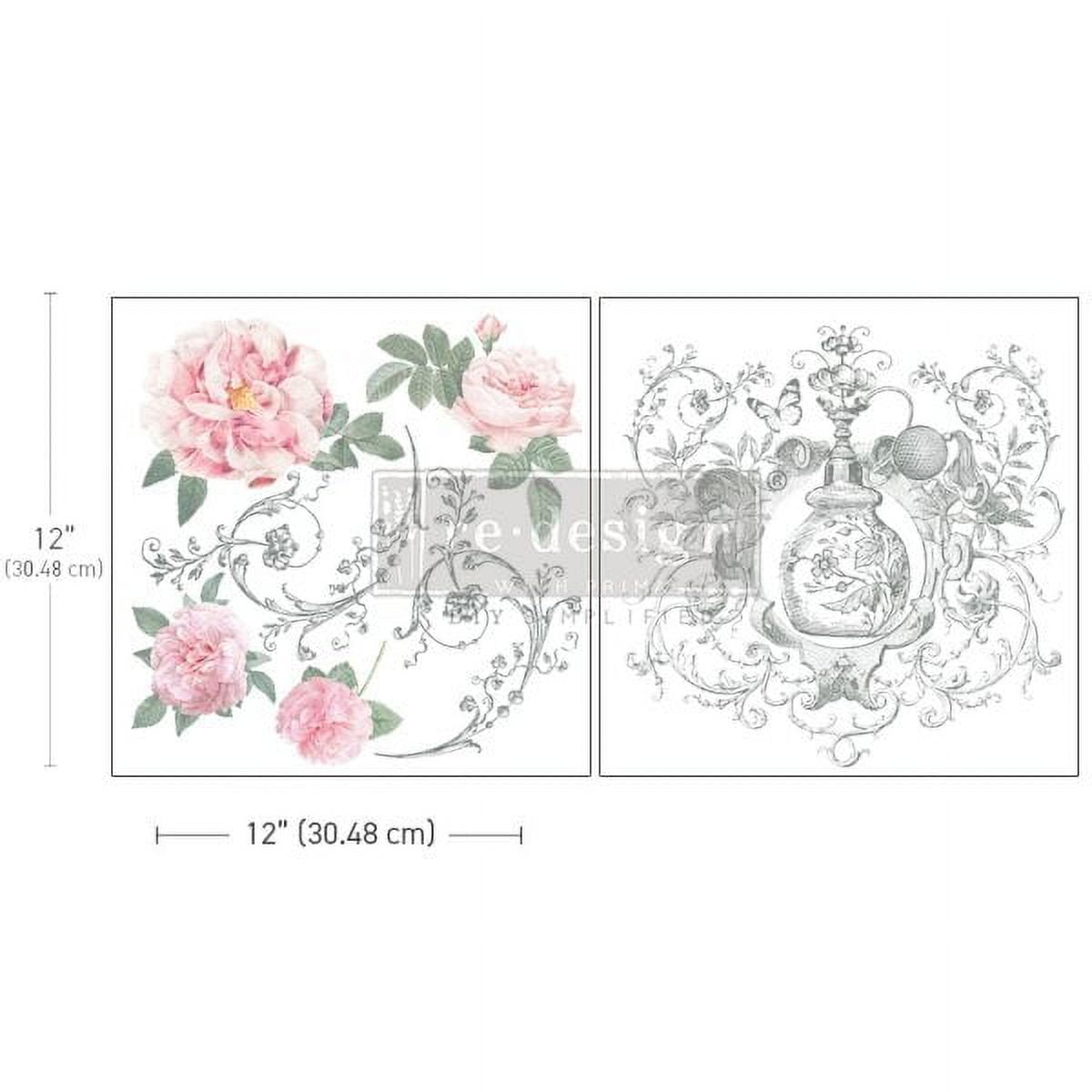 ODEUR DE ROSE  REDESIGN WITH PRIMA MAXI TRANSFER
