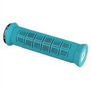 ODI Elite Pro V2.1 Grips - Turquoise/Black, Lock-On