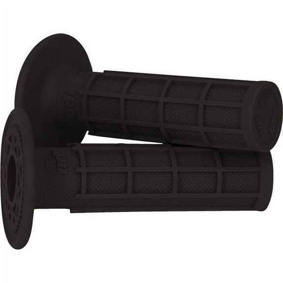 ODI Ruffian MX Single-Ply Full Waffle Black Handlebar Grips (H02RFB)