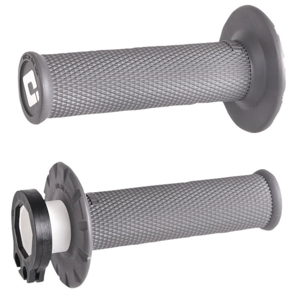 ODI MX V2 Graphite Lock-On Diamond Twist Throttle Grips (H36NWH)