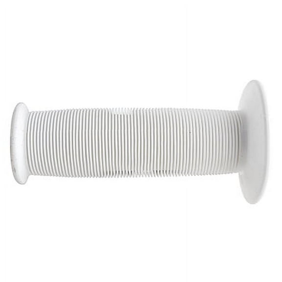 ODI Mushroom Single Ply Grips w/ Flange White 120mm