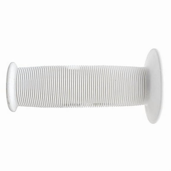 ODI Mushroom Single Ply Grips w/ Flange White 120mm
