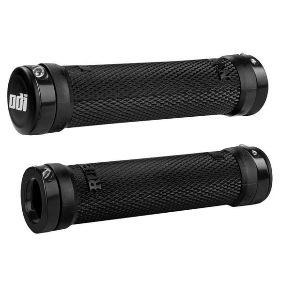 ODI Ruffian 130mm PWC Lock-On Black/Black Grips (L31RFB-B)
