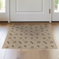 thumbnail image 1 of ODIKA 2'x3' Beige Brown Geometric Rainbow Cross Washable Doormat Modern Minimalist Scandinavian Style Repeating for Entryway, Kitchen, Laundry Room, Non-Slip, Low Pile, 1 of 7