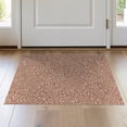 thumbnail image 1 of ODIKA 2'x3' Dusty Rose Botanical Mallow Floral Washable Doormat Intricate Hand Drawn Motifs With Delicate Foliage Vines Traditional Non-Slip, Low Pile for Entryway, Kitchen, Laundry Room, 1 of 7