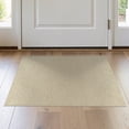 thumbnail image 1 of ODIKA 2'x3' Oatmeal Subtle Gradient Transitional Modern Clean Edge Washable Throw Rug None for Hallway, Study Room, Non-Slip Low Profile, Flatwoven, 1 of 7