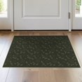 thumbnail image 1 of ODIKA 2'x3' Olive Green Concentric Circle Geometric Washable Accent Rug Modern Abstract Scattered Dot Motif Contemporary Pet Friendly, Bedside Mat for Bedroom, Nursery, RV, 1 of 7