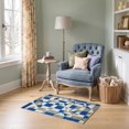 thumbnail image 1 of ODIKA 2'x3' Ultra-Soft Accent Mat, Abstract Asymmetric Line Geometric Contemporary Minimalist Design None Washable, Bare feet friendly, Easy Care Indoor rug for Bedside, Footrest, 1 of 7