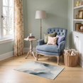 thumbnail image 1 of ODIKA 2'x3' Ultra-Soft Accent Mat, Under Abstract Decorative Watercolor Gradient Contemporary Plush None Washable, Bare feet friendly, Easy Care Indoor rug for Bedside, Footrest, 1 of 7