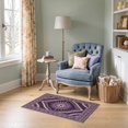 thumbnail image 1 of ODIKA 2'x3' Ultra-Soft Accent Mat, Abstract Sunburst Bordered Geometric Swirl Ombre Boho Refined Structured None Washable, Bare feet friendly, Easy Care Indoor rug for Bedside, Footrest, 1 of 7