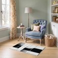 thumbnail image 1 of ODIKA 2'x3' Ultra-Soft Accent Mat, Alfombras Minimalist Abstract Interlocking Motif Para Habitacion None Washable, Bare feet friendly, Easy Care Indoor rug for Bedside, Footrest, 1 of 7