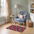 thumbnail image 1 of ODIKA 2'x3' Ultra-Soft Accent Mat, Contemporary Molten Symmetry Blocks Diagonal Modern Geometric None Washable, Bare feet friendly, Easy Care Indoor rug for Bedside, Footrest, 1 of 7