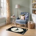 thumbnail image 1 of ODIKA 2'x3' Ultra-Soft Accent Mat, Death Moth Gothic Academia Witchy Mystical Galaxy Phase Symmetry None Washable, Bare feet friendly, Easy Care Indoor rug for Bedside, Footrest, 1 of 7