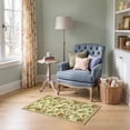 thumbnail image 1 of ODIKA 2'x3' Ultra-Soft Accent Mat, Fish Vintage Lake Cabin Motif Border Theme Trout Lure Fishing Flowing Dynamic None Washable, Bare feet friendly, Easy Care Indoor rug for Bedside, Footrest, 1 of 7