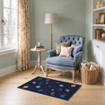 thumbnail image 1 of ODIKA 2'x3' Ultra-Soft Accent Mat, Galaxy Constellation Glowing Motifs Planets Orbiting Stars Cosmic None Washable, Bare feet friendly, Easy Care Indoor rug for Bedside, Footrest, 1 of 7