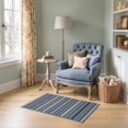 thumbnail image 1 of ODIKA 2'x3' Ultra-Soft Accent Mat, Geometric Stripes Repeating Lines Mirrored Layout Modern Accent None Washable, Bare feet friendly, Easy Care Indoor rug for Bedside, Footrest, 1 of 7