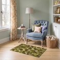 thumbnail image 1 of ODIKA 2'x3' Ultra-Soft Accent Mat, Mid Palette Asymmetrical Interlocking Shapes Scattered Earthy None Washable, Bare feet friendly, Easy Care Indoor rug for Bedside, Footrest, 1 of 7
