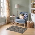 thumbnail image 1 of ODIKA 2'x3' Ultra-Soft Accent Mat, Mosaic Interlocking Motif Livingroom Playroom Brushstroke Abstract Boho Refined None Washable, Bare feet friendly, Easy Care Indoor rug for Bedside, Footrest, 1 of 7