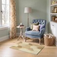 thumbnail image 1 of ODIKA 2'x3' Ultra-Soft Accent Mat, Spotted Abstract Inspired Patchwork Bordered Motif Layout Cow Flowing Dynamic None Washable, Bare feet friendly, Easy Care Indoor rug for Bedside, Footrest, 1 of 7