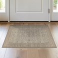 thumbnail image 1 of ODIKA 2'x3' Washable Accent Rug Geometric Trellis Boho Minimalist Farmhouse Lattice Neutral Large for Bedroom, Nursery, RV, Pet Friendly, Bedside Mat, 1 of 7