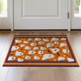 thumbnail image 1 of ODIKA 2'x3' Washable Accent Rug Ghost Halloween Guitar Pumpkin Cartoon Kawaii Glitter Stars Border for Bedroom, Nursery, RV, Pet Friendly, Bedside Mat, 1 of 7