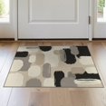 thumbnail image 1 of ODIKA 2'x3' Washable Accent Rug Pet Friendly, Bedside Mat Abstract Farmhouse Minimalist Brushstroke Interlocking Mottled Bulk Flowing for Bedroom, Nursery, RV, 1 of 7