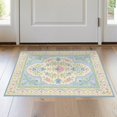 ODIKA 2'x3' Washable Accent Rug Pet Friendly, Bedside Mat Blue Sky ...