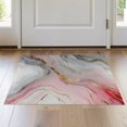 thumbnail image 1 of ODIKA 2'x3' Washable Accent Rug Pet Friendly, Bedside Mat Pink Grey Contemporary Fluid Radiant Gradient Veining Abstract for Bedroom, Nursery, RV, 1 of 7