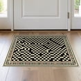 thumbnail image 1 of ODIKA 2'x3' Washable Doormat Alfombras Geometric Tone Rectangular Featuring Symmetrical Para for Entryway, Kitchen, Laundry Room, Non-Slip, Low Pile, 1 of 7