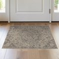 thumbnail image 1 of ODIKA 2'x3' Washable Samll Area Rug Blue Beige Vintage Faded Medallion Distressed Boho Artwork with Symmetrical Border for Entryway, Kitchen, Laundry Room, Non-Slip, Low Pile, 1 of 7