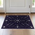 thumbnail image 1 of ODIKA 2'x3' Washable Doormat Horror Halloween Skull Spooky Witchy Vintage Witch Ghost Gothic Refined for Entryway, Kitchen, Laundry Room, Non-Slip, Low Pile, 1 of 7