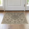 thumbnail image 1 of ODIKA 2'x3' Washable Doormat Large Southwestern Beige Featuring Faded Botanical Dining Table for Entryway, Kitchen, Laundry Room, Non-Slip, Low Pile, 1 of 7