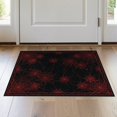 thumbnail image 1 of ODIKA 2'x3' Washable Doormat Mens Intersecting Web Lines Men Scattered Cluster Motifs Webs for Entryway, Kitchen, Laundry Room, Non-Slip, Low Pile, 1 of 7