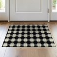 thumbnail image 1 of ODIKA 2'x3' Washable Doormat Non-Slip, Low Pile Checkered Alternating Checkerboard Repeating Entry Music Geometric for Entryway, Kitchen, Laundry Room, 1 of 7
