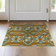 thumbnail image 1 of ODIKA 2'x3' Washable Doormat Non-Slip, Low Pile Geometric Symmetrical Showcasing Kaleidoscope Hallway Abstract for Entryway, Kitchen, Laundry Room, 1 of 7