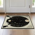 thumbnail image 1 of ODIKA 2'x3' Washable Doormat Non-Slip, Low Pile Goth Gothic Tarot Motif Minimalist Grid Phase Arch Mystical Motifs for Entryway, Kitchen, Laundry Room, 1 of 7