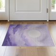 thumbnail image 1 of ODIKA 2'x3' Washable Doormat Non-Slip, Low Pile Purple Abstract Dreamy Gradient Swirl Circle Contemporary Round for Entryway, Kitchen, Laundry Room, 1 of 7