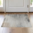 thumbnail image 1 of ODIKA 2'x3' Washable Doormat Non-Slip, Low Pile Table Abstract Distressed Farmhouse Motif Faded Watercolor Brushstroke for Entryway, Kitchen, Laundry Room, 1 of 7