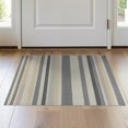 thumbnail image 1 of ODIKA 2'x3' Washable Doormat Striped Boho Variegated Bands Pinstripe Farmhouse Bold for Entryway, Kitchen, Laundry Room, Non-Slip, Low Pile, 1 of 7