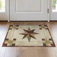 thumbnail image 1 of ODIKA 2'x3' Washable Doormat Vintage Distressed Farmhouse Border Folk Lettering Primitive Flowing Dynamic for Entryway, Kitchen, Laundry Room, Non-Slip, Low Pile, 1 of 7