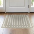 thumbnail image 1 of ODIKA 2'x3' Washable Throw Rug Non-Slip, Low Profile, Flatwoven, Easy Care Cow Bold Striped Bands Farmhouse Motif Abstract Beige Spotted Refined Structured for Hallway, Study Room, 1 of 7