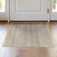 thumbnail image 1 of ODIKA 2'x3' Washable Throw Rug Non-Slip, Low Profile, Flatwoven, Easy Care Outdoorarea Stripe Traditional Border Frame Courtyard Large Striped for Hallway, Study Room, 1 of 7