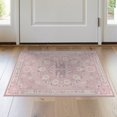 thumbnail image 1 of ODIKA 2'x3' Washable Throw Rug Non-Slip, Low Profile, Flatwoven, Easy Care Round Traffic Storybook Whimsical Carousel Transitional Scallop Banded for Hallway, Study Room, 1 of 7