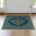 thumbnail image 1 of ODIKA 2'x3' Washable Throw Rug Traditional Oriental Symmetrical Design Transitional Decor for Hallway, Study Room, Non-Slip Low Profile, Flatwoven, 1 of 7