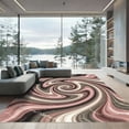 thumbnail image 1 of ODIKA 2'x3' Machine Washable Non-Slip Area Rug, Abstract Dusty Pink High Traffic Rug, Pink, 935566, 1 of 7