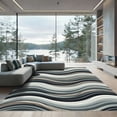 thumbnail image 1 of ODIKA 2'x3' Machine Washable Non-Slip Area Rug, Abstract Gray High Traffic Rug, Gray, 1118140, 1 of 7